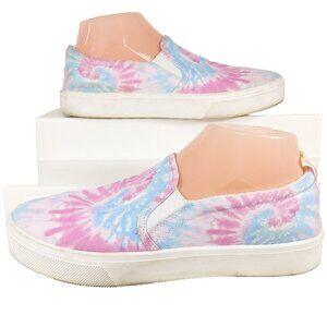 Skechers Shoes Womens 8 Poppy Hippie Hype 155082 Pastel Tie Dye Slip On Sneakers